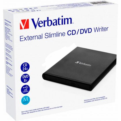 комп. привод внешний DVD-RW USB2.0 Verbatim