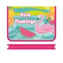 Папка д/тетрадей А5 "Pink flamingo" молния, пласт., разноцветный