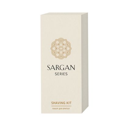 Набор бритвенный Sargan (бритва + крем для бритья 10г), картонная коробка