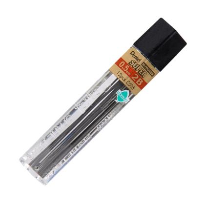 Грифель 0,5 мм 2B "Pentel Super" 12 шт., в тубе