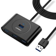 комп. USB HUB UGREEN USB 3.0 Hub 0.5m CR113 (Black) (20290)