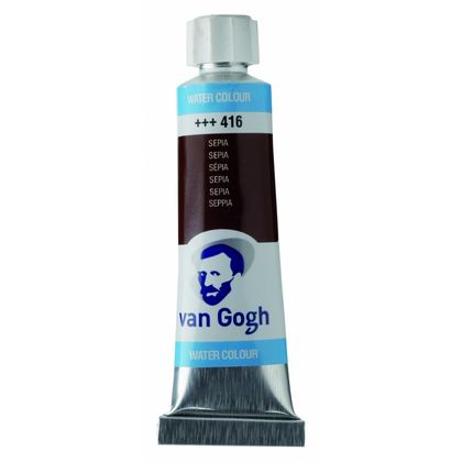 Краски акварельные "Van Gogh" 416 сепия, 10 мл., туба