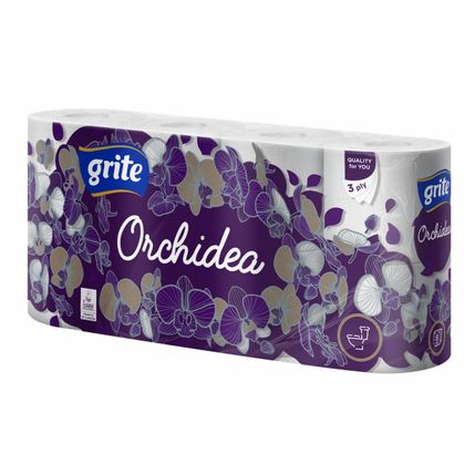 Бумага туалетная GRITE Orchidea (1х24) 3 слоя