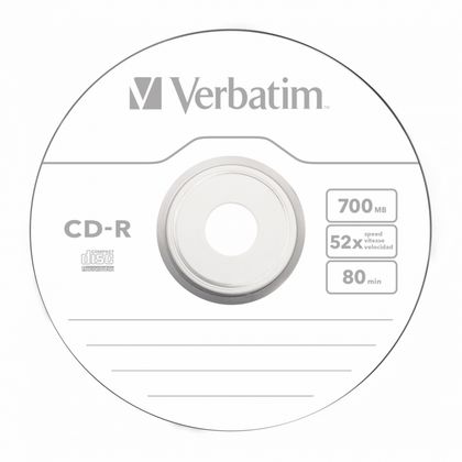диск CD-R  (50 шт/п/эт.упак) 700 Мб Extra Protection Verbatim