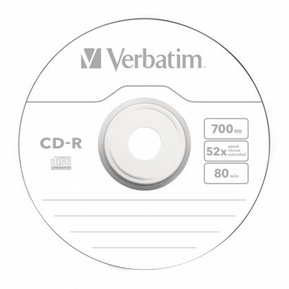 диск CD-R  (50 шт/п/эт.упак) 700 Мб Extra Protection Verbatim