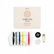 Набор швейный Sargan (игла + нити разных цветов + 2 пуговицы + булавка), картонная коробка