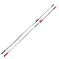 Ручка для МОПа телескопическая Unger 2*1,25м, цв.серый