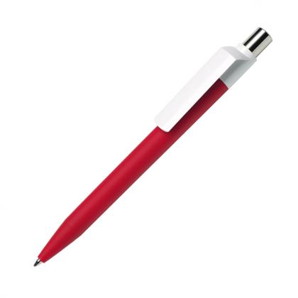 Ручка шарик/автомат "Dot GOM CB CR" 1,0 мм, пласт., софт., лимонный, стерж. синий