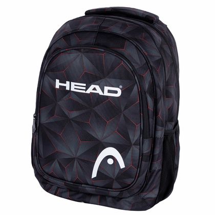 Рюкзак молодежный "Head red lava" полиэстер., уплот. спинка, чёрный