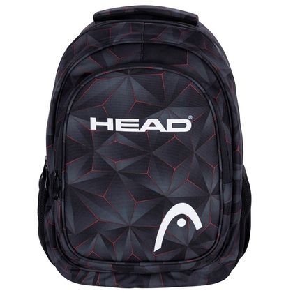 Рюкзак молодежный "Head red lava" полиэстер., уплот. спинка, чёрный