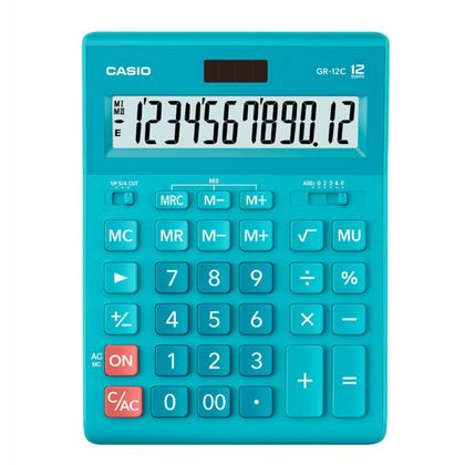 Кальк. наст. 12р. GR-12 Casio темно-зеленый 35*155*209 мм