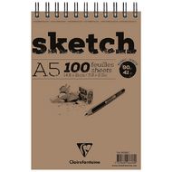 Скетчбук "Sketch" А5, 90г/м2, 100л., спираль