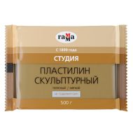 Пластилин скульптурный "Студия" телесный мягкий, 0,5 кг