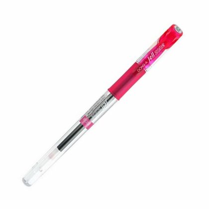 Ручка гелевая "Jell-Zone Standard" 0,5 мм, пласт., прозр., стерж. черный