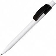 Ручка шарик/автомат "Pixel PX B" 1,0 мм, пласт., белый/черный, стерж. синий