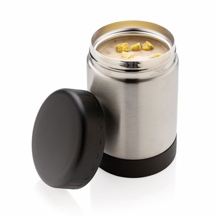 Термос д/еды метал., 300 мл. "P432.962" серебристый/черный