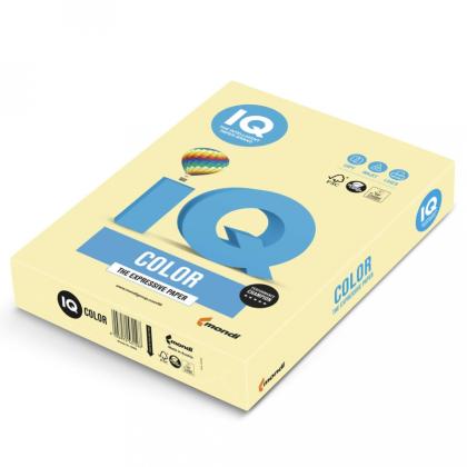 Бумага цветная A4, 80г/м, 500 л. "IQ Color" желтый неон