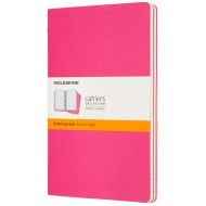 Блокнот А5 130*210 мм, 40 л., лин. "Cahier Journal Large" интегральн. обл. карт., 3 шт., розовый неон