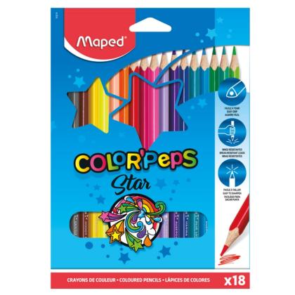 Цв. карандаши 18 шт. "Color Peps"