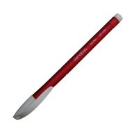 Ручка гелевая "GP1030" 0,5 мм, пласт., прозр., красный, стерж. красный