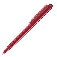 Ручка шарик/автомат "Dart Polished" 1,0 мм, пласт., глянц., т.-красный, стерж. синий