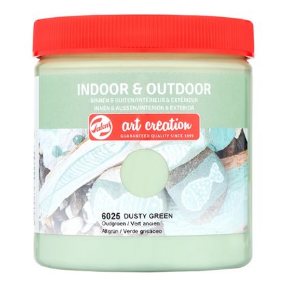 Краски декоративные "INDOOR & OUTDOOR" 6025 серовато-зелёный 250 мл.