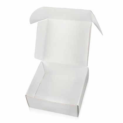 Коробка подарочная Zand L 26,3*24,3*10,3 см, самосборная, картон, белый