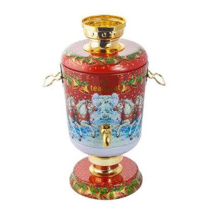 Чай "Dolche Vita" ж/б, 75 гр., черный + "Самовар" красный, в подарочной упаковке