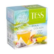 Чай "Tess" 20 пак*1,8 гр., зеленый, пирамидка, Pina Colada