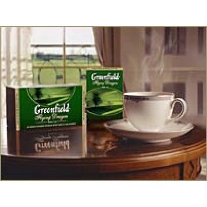 Чай "Greenfield" 100 пак*2 гр., китайский зеленый, Flying Dragon