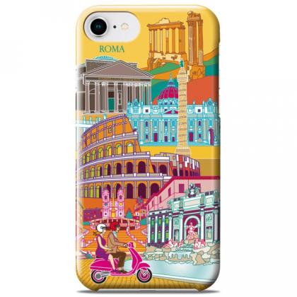 Чехол д/iPhone 6S/7/8 "Roma" пласт., разноцветный