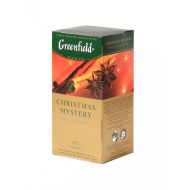 Чай "Greenfield" 25 пак*1,5 гр., черный,  с пряностями и аром. цитрусов., Christmas Mystery