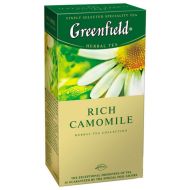 Чайный напиток "Greenfield" 25 пак*1,5 гр., со вкусом ромашки, яблок и корицы, Rich Camomile