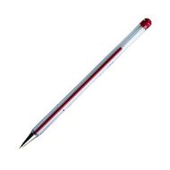 Ручка шарик. "ВК77" 0,7 мм, пласт., прозр., стерж. красный
