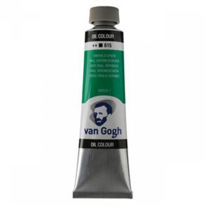 Краски масляные "Van Gogh" 615 изумрудный, 40 мл., туба