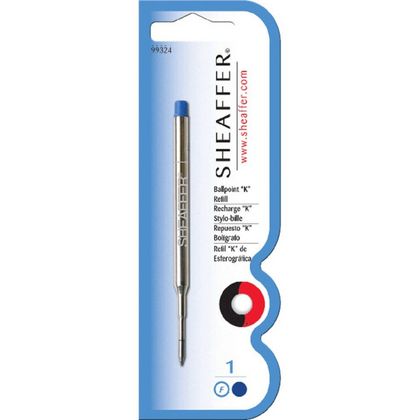 Стержень шарик., метал., F (тонкий) "Sheaffer K" синий