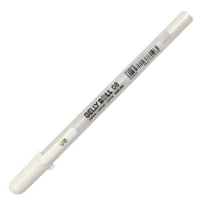 ручка гелевая "Gelly Basic" белый, 0,3мм
