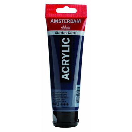 Краски акриловые "Amsterdam" 566 прусский синий ФЦ, 120 мл., туба