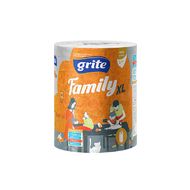 Полотенца бумажные GRITE Family XL 1 рул, 2 слоя