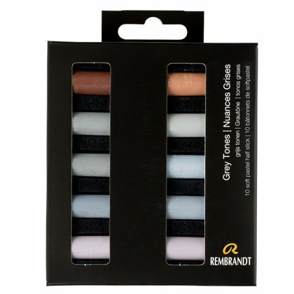 Пастель мягкая "Rembrandt Half Pastel" набор базовый, 10 цв.