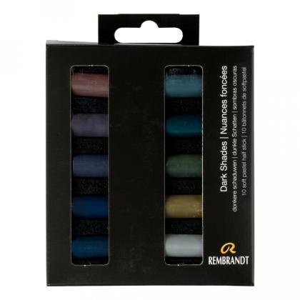 Пастель мягкая "Rembrandt Half Pastel" набор базовый, 10 цв.