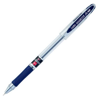 Ручка шарик. "Maxriter XS" 0,7 мм, пласт., прозр., стерж. синий