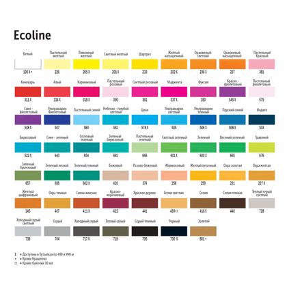 Маркер акварельный "Ecoline" 640 сине-зеленый