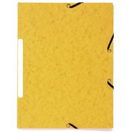 Папка на резинках 15 мм. "Manila" карт., желтый