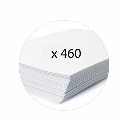 Папка регистратор А4+, ПВХ, 50 мм. "Exacompta" белый