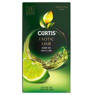 Чай "Curtis" 25 пак*1.5 гр., зеленый, сашеты, с ароматом лайма и цитрусовой цедрой, Exotic Lime