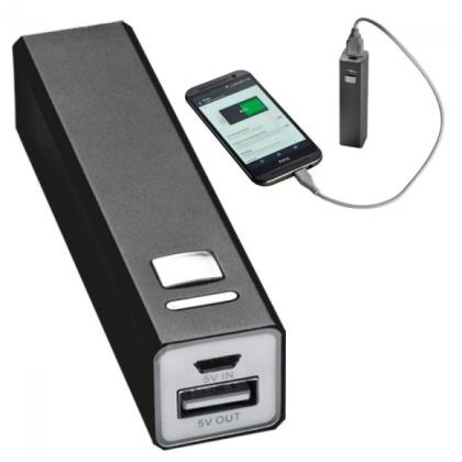 Зарядное устройство (аккумулятор) Power Bank "Port Hope" 2200, карт. упак., черный