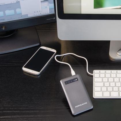 Зарядное устройство (аккумулятор) Power Bank "Kingsville" 4000, карт. упак., серый
