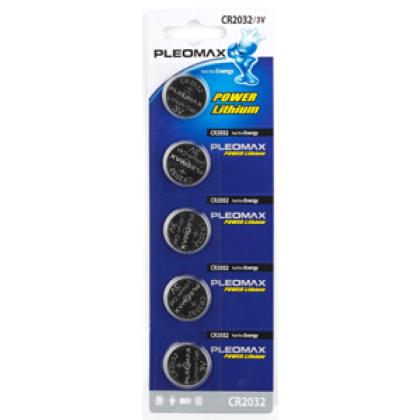 бат_гальв. литиевый дисковый 3 V  CR2025 PLEOMAX Samsung (5 шт)