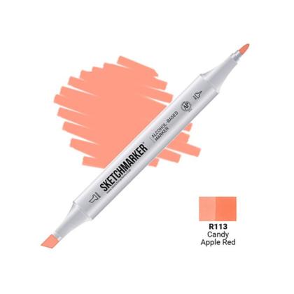 Маркер перм., худ. "Sketchmarker" двусторонний, R113, красное яблоко в карамели